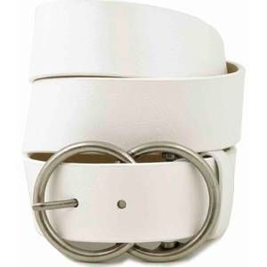 NEW ANZELL women's kylee double ring belt in white
